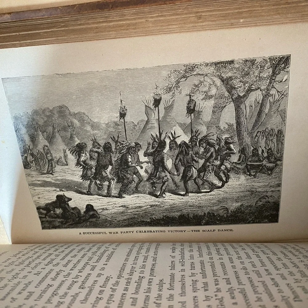 Our Wild Indians Col Richard Irving Dodge Chromo-Lithograph Illustrated 1883‎